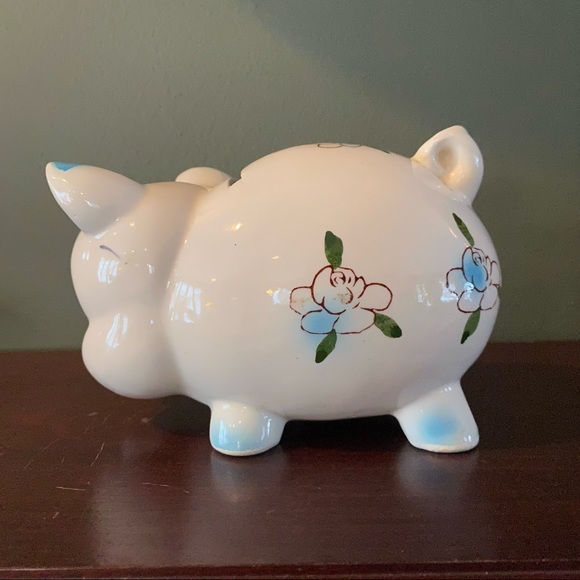 Vintage Ceramic Piggy Bank. Made in Japan. - Picture 2 of 4